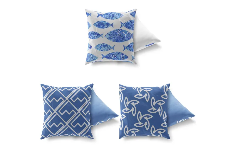 Gravel Kudde 43x43 cm 3-pack - Multi - Textil & mattor - Filtar, kuddar & plädar - Prydnadskudde & kuddfodral