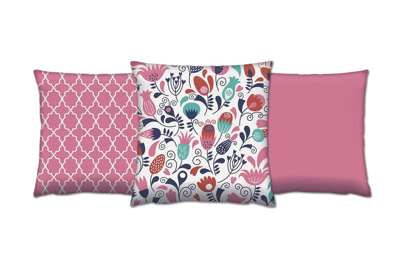 Gravel Kudde 43x43 cm 3-pack, Multi