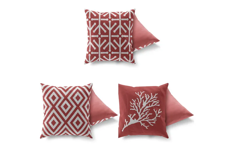 Gravel Kudde 43x43 cm 3-pack - Multi - Textil & mattor - Filtar, kuddar & plädar - Prydnadskudde & kuddfodral