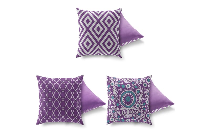 Gravel Kudde 43x43 cm 3-pack - Multi - Textil & mattor - Filtar, kuddar & plädar - Prydnadskudde & kuddfodral