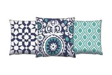 Gravel Kudde 43x43 cm 3-pack - Multi - Textil & mattor - Filtar, kuddar & plädar - Prydnadskudde & kuddfodral