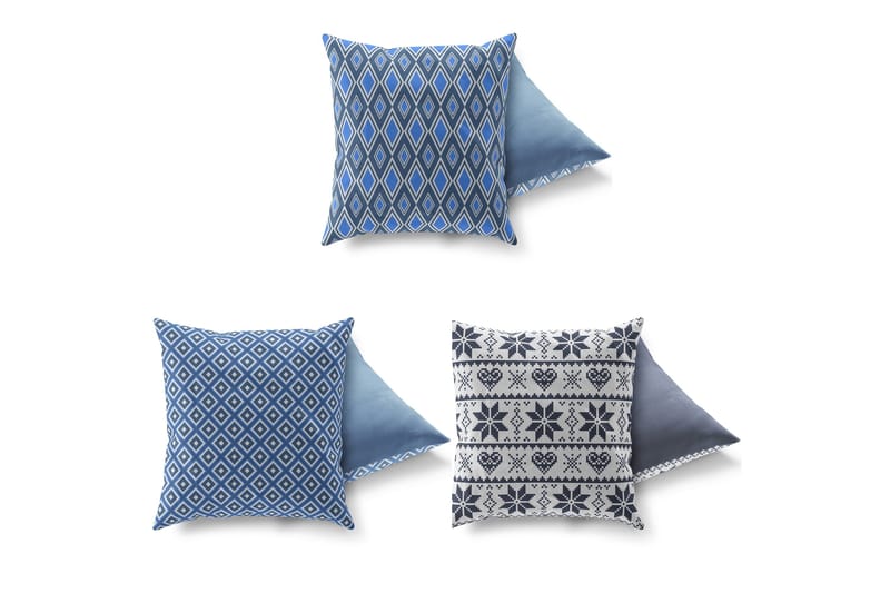 Gravel Kudde 43x43 cm 3-pack - Multi - Textil & mattor - Filtar, kuddar & plädar - Prydnadskudde & kuddfodral