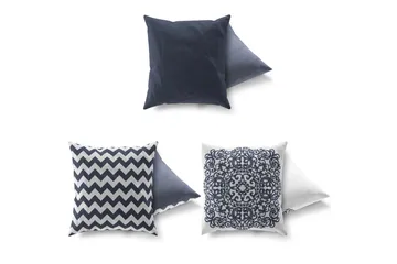 Gravel Kudde 43x43 cm 3-pack - Multi - Textil & mattor - Filtar, kuddar & plädar - Prydnadskudde & kuddfodral