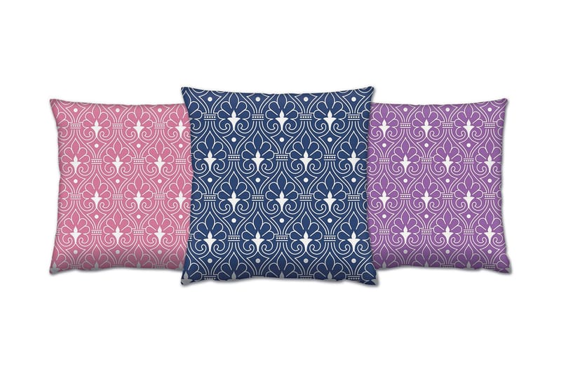 Gravel Kudde 43x43 cm 3-pack - Multi - Textil & mattor - Filtar, kuddar & plädar - Prydnadskudde & kuddfodral