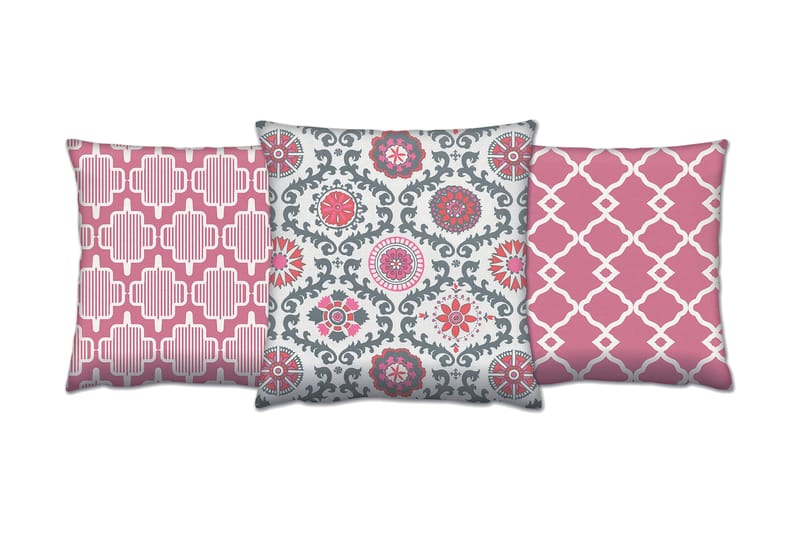 Gravel Kudde 43x43 cm 3-pack - Multi - Textil & mattor - Filtar, kuddar & plädar - Prydnadskudde & kuddfodral