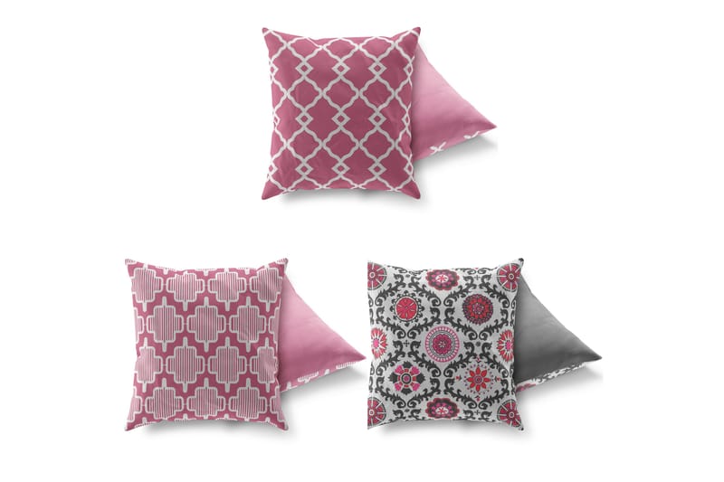 Gravel Kudde 43x43 cm 3-pack - Multi - Textil & mattor - Filtar, kuddar & plädar - Prydnadskudde & kuddfodral