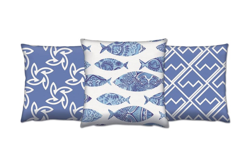 Gravel Kudde 43x43 cm 3-pack - Multi - Textil & mattor - Filtar, kuddar & plädar - Prydnadskudde & kuddfodral
