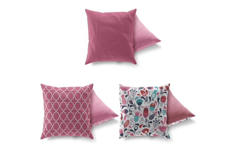 Gravel Kudde 43x43 cm 3-pack - Multi - Textil & mattor - Filtar, kuddar & plädar - Prydnadskudde & kuddfodral