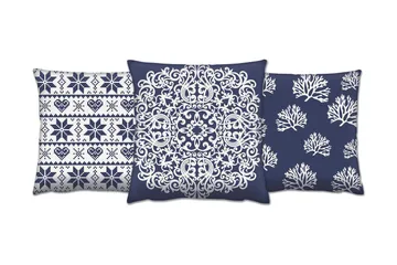 Gravel Kudde 43x43 cm 3-pack - Multi - Textil & mattor - Filtar, kuddar & plädar - Prydnadskudde & kuddfodral
