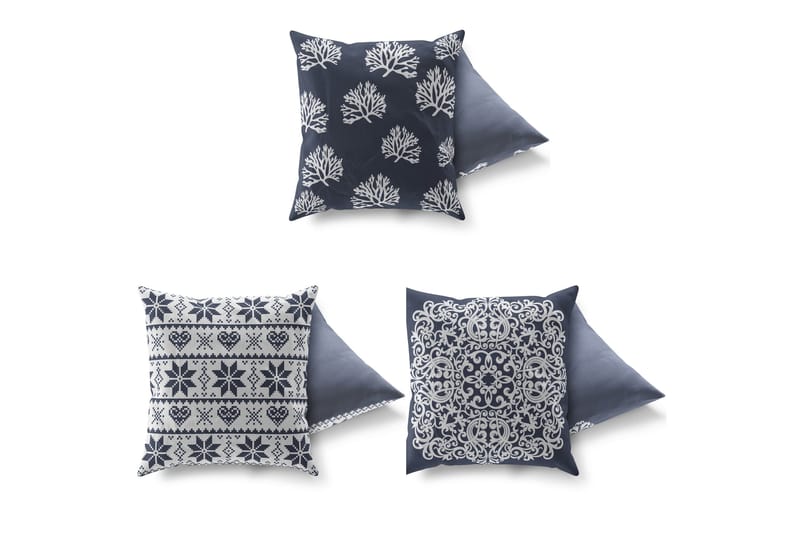 Gravel Kudde 43x43 cm 3-pack - Multi - Textil & mattor - Filtar, kuddar & plädar - Prydnadskudde & kuddfodral
