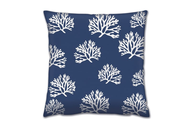 Gravel Kudde 43x43 cm - Blå/Vit - Textil & mattor - Filtar, kuddar & plädar - Prydnadskudde & kuddfodral