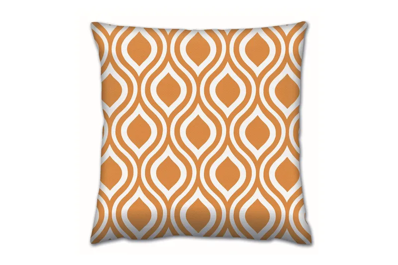 Gravel Kudde 43x43 cm - Gul/Vit - Textil & mattor - Filtar, kuddar & plädar - Prydnadskudde & kuddfodral