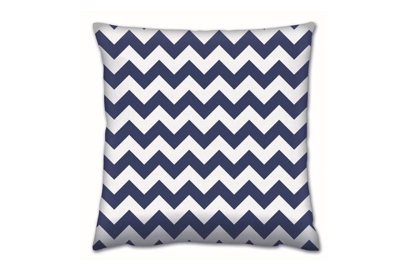 Gravel Kudde 43x43 cm - Mörklila/Vit - Textil & mattor - Filtar, kuddar & plädar - Prydnadskudde & kuddfodral