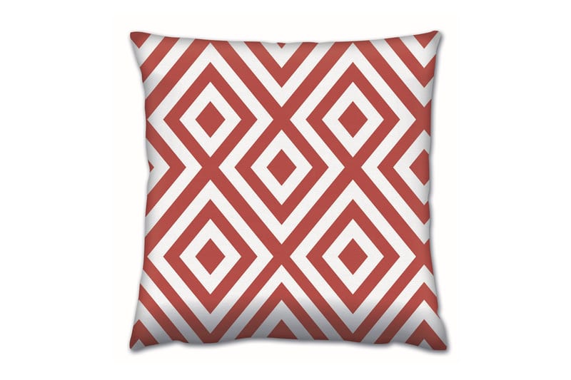 Gravel Kudde 43x43 cm - Röd - Textil & mattor - Filtar, kuddar & plädar - Prydnadskudde & kuddfodral
