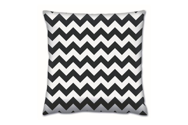 Gravel Kudde 43x43 cm - Svart/Vit - Textil & mattor - Filtar, kuddar & plädar - Prydnadskudde & kuddfodral