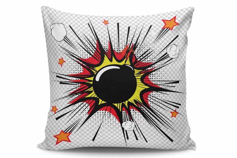 Kissy Kudde 45x45 cm, Multi