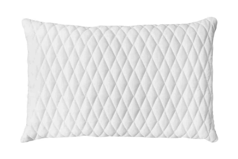 Kudde 2 st 60x40x14 cm minnesskum - Vit - Textil & mattor - Filtar, kuddar & plädar - Prydnadskudde & kuddfodral