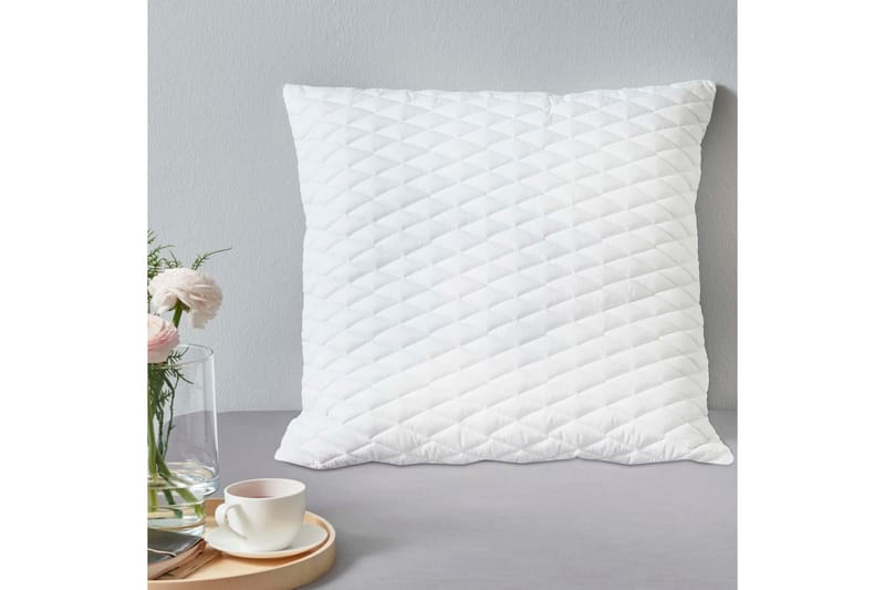 Kudde 2 st 70x60x14 cm minnesskum - Vit - Textil & mattor - Filtar, kuddar & plädar - Prydnadskudde & kuddfodral