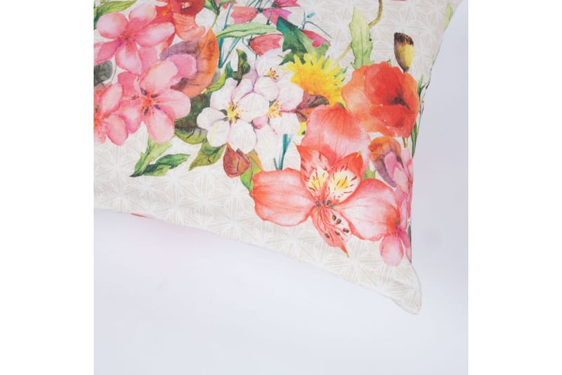 Loneta Prydnadskudde 32x50 cm Trädgårdsblommor - Textil & mattor - Filtar, kuddar & plädar - Prydnadskudde & kuddfodral