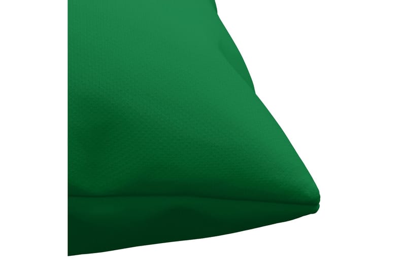 Prydnadskuddar 4 st grön 40x40 cm tyg - Grön - Prydnadskudde & kuddfodral