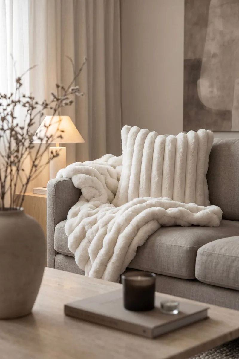 Prydnadskudde Soho 50x50 cm - Creme - Textil & mattor - Filtar, kuddar & plädar - Prydnadskudde & kuddfodral
