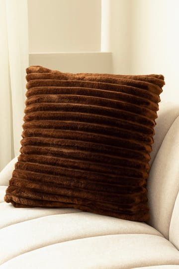 Prydnadskudde Stripe 50x50 cm - Brown - Textil & mattor - Filtar, kuddar & plädar - Prydnadskudde & kuddfodral