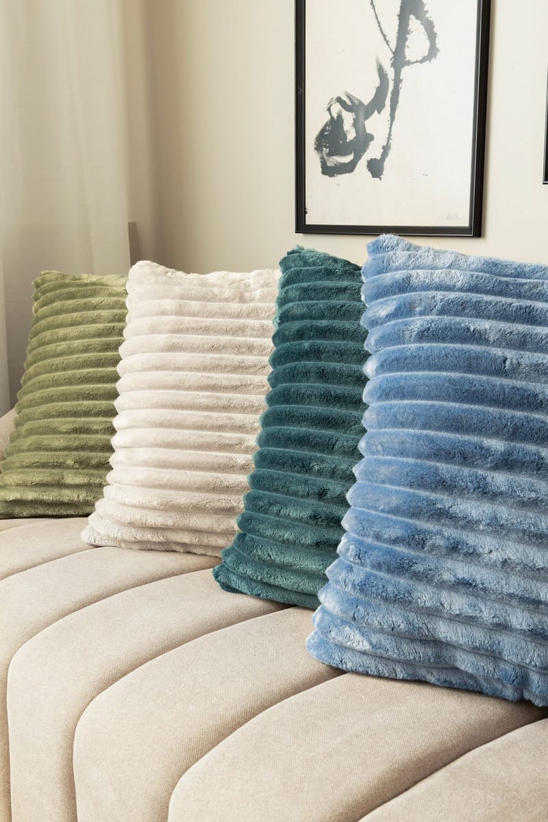 Prydnadskudde Stripe 50x50 cm - Green - Textil & mattor - Filtar, kuddar & plädar - Prydnadskudde & kuddfodral