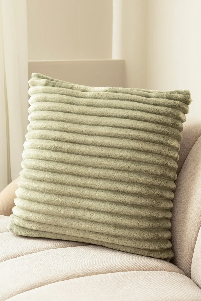 Prydnadskudde Stripe 50x50 cm - Green - Textil & mattor - Filtar, kuddar & plädar - Prydnadskudde & kuddfodral