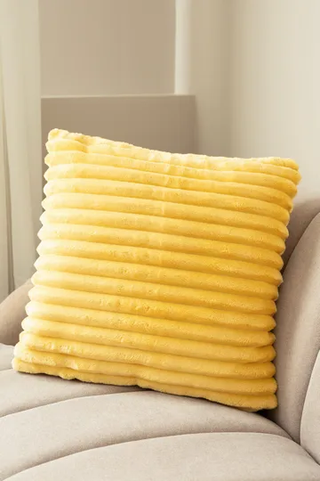 Prydnadskudde Stripe 50x50 cm - Yellow - Textil & mattor - Filtar, kuddar & plädar - Prydnadskudde & kuddfodral