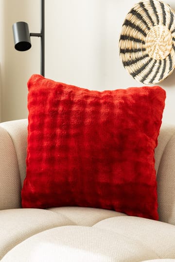 Prydnadskudde Pom Pom 50x50 cm - Röd - Textil & mattor - Filtar, kuddar & plädar - Prydnadskudde & kuddfodral