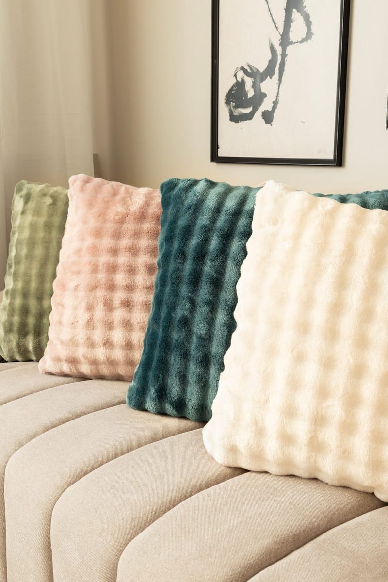 Prydnadskudde Pom Pom 50x50 cm - Dammrosa - Textil & mattor - Filtar, kuddar & plädar - Prydnadskudde & kuddfodral