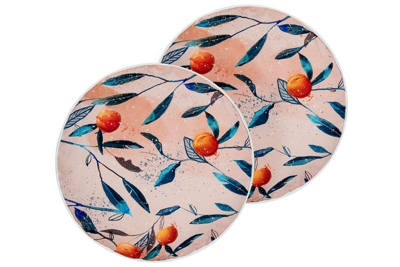 Richelu Utomhuskudde 40 cm Rund - Orange - Textil & mattor - Filtar, kuddar & plädar - Utekudde