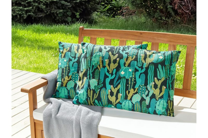 Ruffano Utomhuskudde 42x60 cm - Grön/Blå - Textil & mattor - Filtar, kuddar & plädar - Utekudde