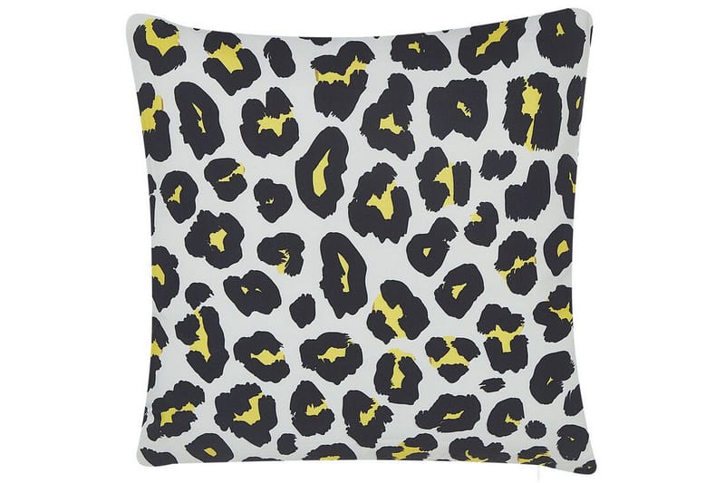 Runge Utomhuskudde 45x45 cm - Vit/Svart/Gul - Textil & mattor - Filtar, kuddar & plädar - Utekudde