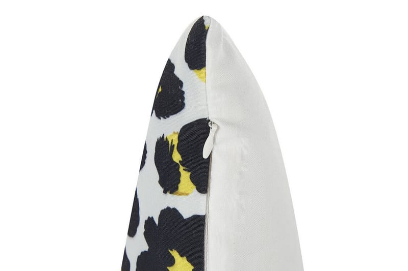 Runge Utomhuskudde 45x45 cm - Vit/Svart/Gul - Textil & mattor - Filtar, kuddar & plädar - Utekudde