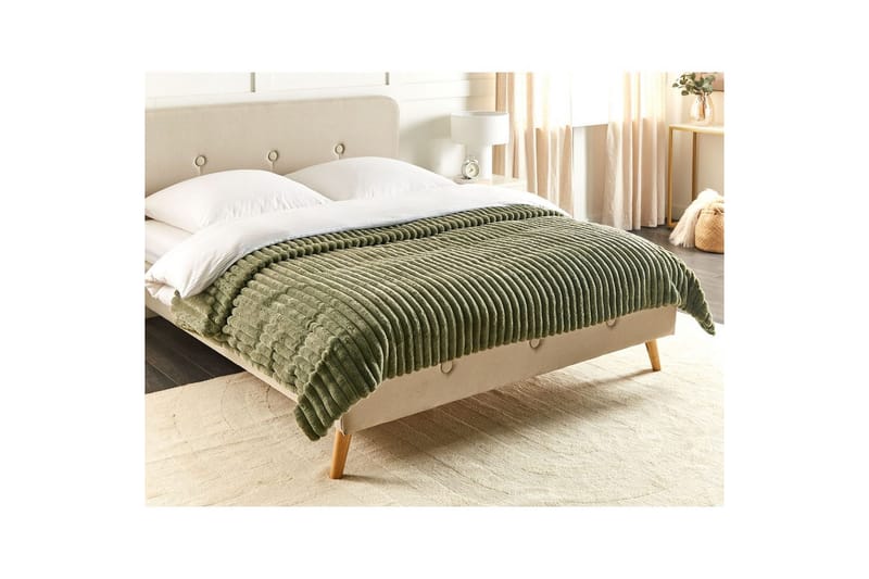 Sängöverkast Rakya Grön, 200x220 cm - Grön, 200x220 cm - Textil & mattor - Filtar, kuddar & plädar - Filtar & plädar