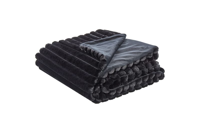 Sängöverkast Rakya Svart, 200x220 cm - Svart, 200x220 cm - Textil & mattor - Filtar, kuddar & plädar - Filtar & plädar