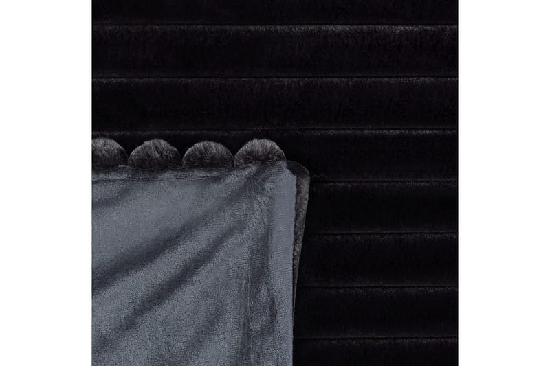Sängöverkast Rakya Svart, 200x220 cm - Svart, 200x220 cm - Textil & mattor - Filtar, kuddar & plädar - Filtar & plädar
