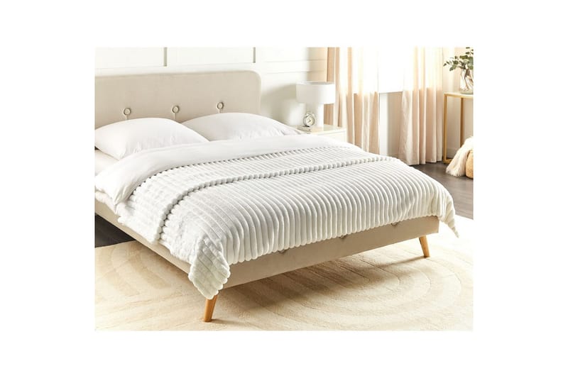 Sängöverkast Rakya Vit, 200x220 cm - Vit, 200x220 cm - Textil & mattor - Filtar, kuddar & plädar - Filtar & plädar