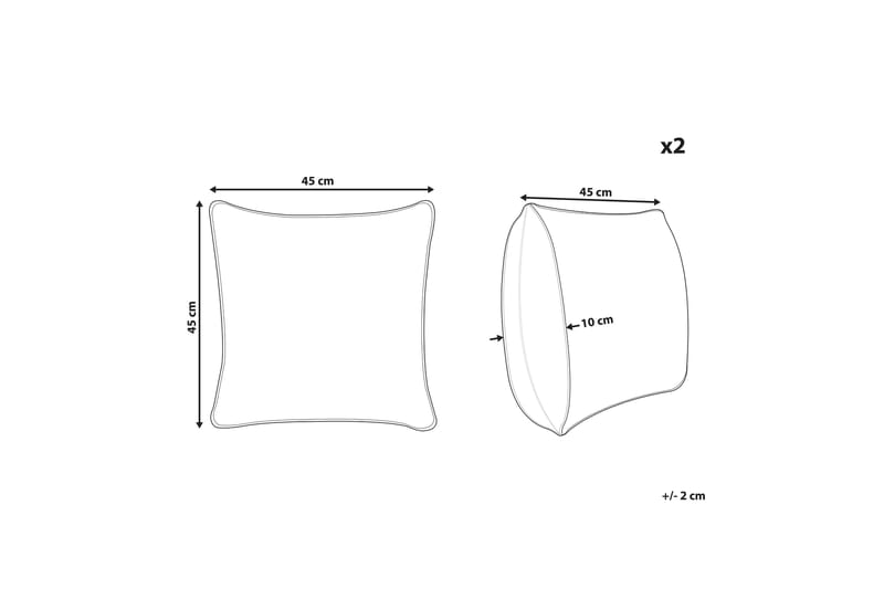 Santa Rosa Utomhuskudde 45x45 cm - Rosa/Vit - Textil & mattor - Filtar, kuddar & plädar - Utekudde