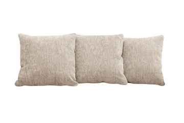 Scandi Dekorationskudde 3-pack - Mörkbrun - Textil & mattor - Filtar, kuddar & plädar - Prydnadskudde & kuddfodral