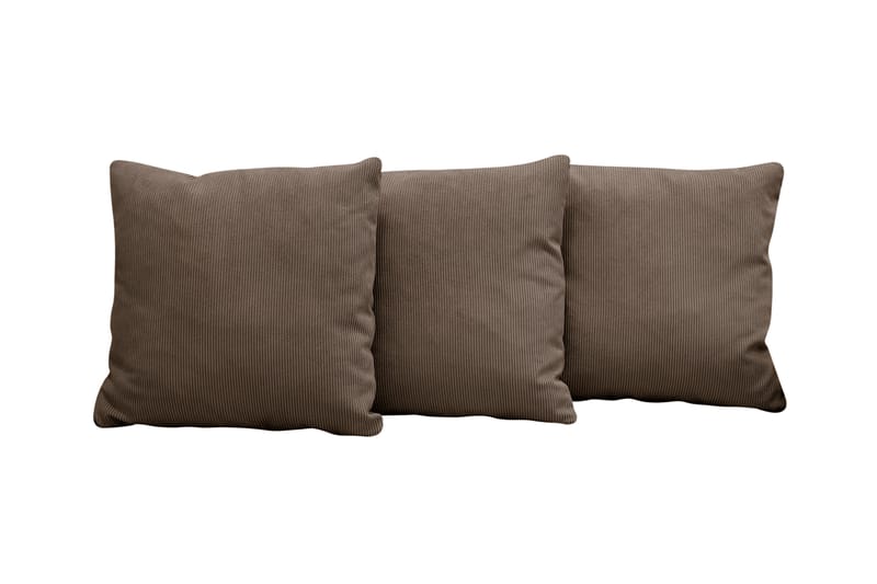 Scandi Dekorationskudde 3-pack - Mörkbrun - Textil & mattor - Filtar, kuddar & plädar - Prydnadskudde & kuddfodral