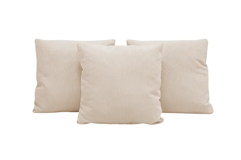 Scandi Dekorationskudde 3-pack, Beige