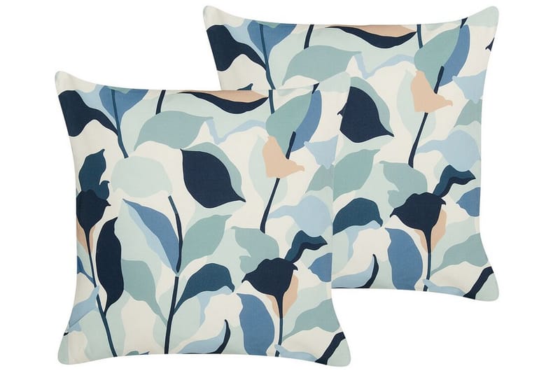 Smithers Utomhuskudde 45x45 cm - Blå/Vit - Textil & mattor - Filtar, kuddar & plädar - Utekudde