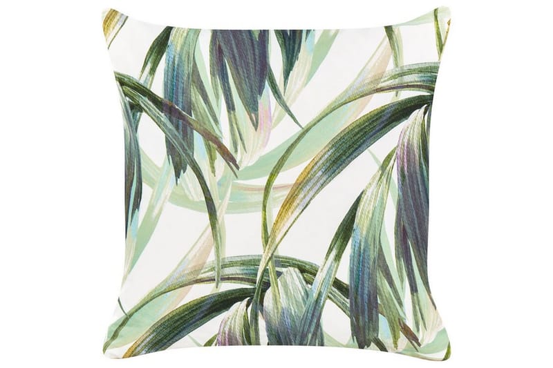 Sorel Utomhuskudde 45x45 cm, Grön/Vit