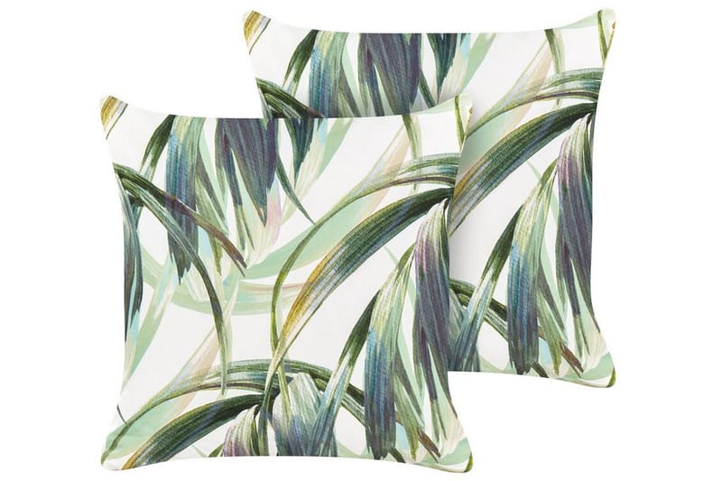 Sorel Utomhuskudde 45x45 cm - Grön/Vit - Textil & mattor - Filtar, kuddar & plädar - Utekudde