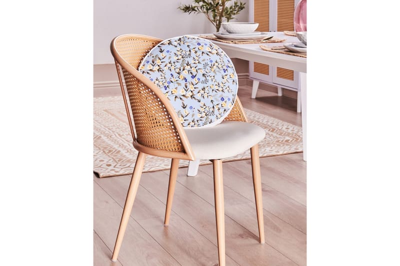 Specchia Utomhuskudde 40 cm Rund - Blå/Grön/Gul - Textil & mattor - Filtar, kuddar & plädar - Utekudde