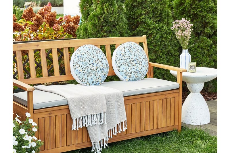 Specchia Utomhuskudde 40 cm Rund - Blå/Grön/Gul - Textil & mattor - Filtar, kuddar & plädar - Utekudde