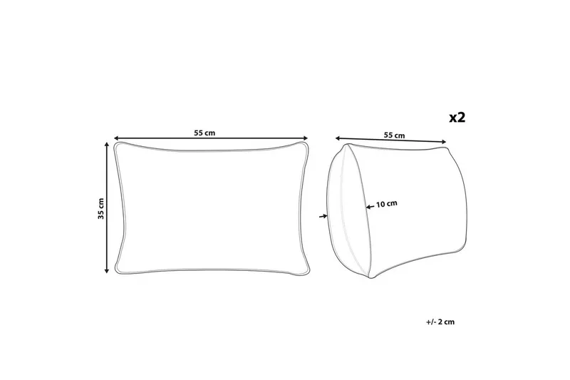 Prydnadskuddar Lythrum set om 2 - Textil & mattor - Filtar, kuddar & plädar - Prydnadskudde & kuddfodral