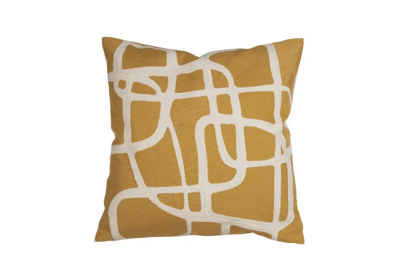 Street Kuddfodral 48x48 cm - Gul - Textil & mattor - Filtar, kuddar & plädar - Prydnadskudde & kuddfodral